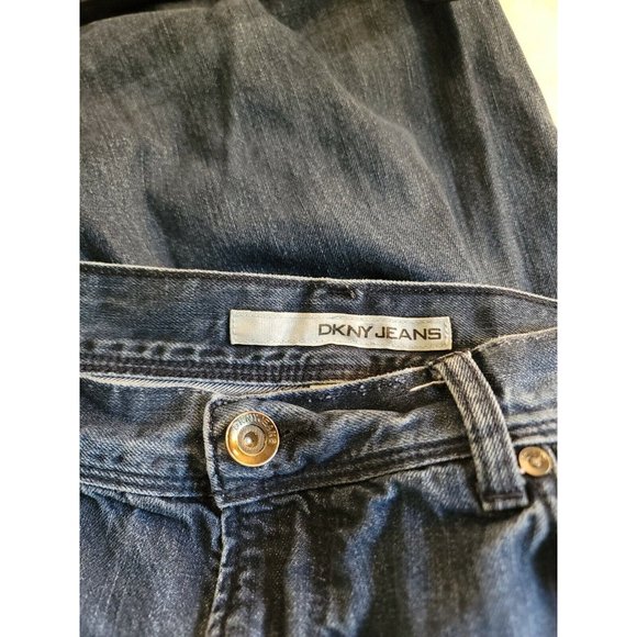 Dkny Denim Blue Jeans Plus womens 38x31x11 Bootcut 5 Pocket - Picture 6 of 6